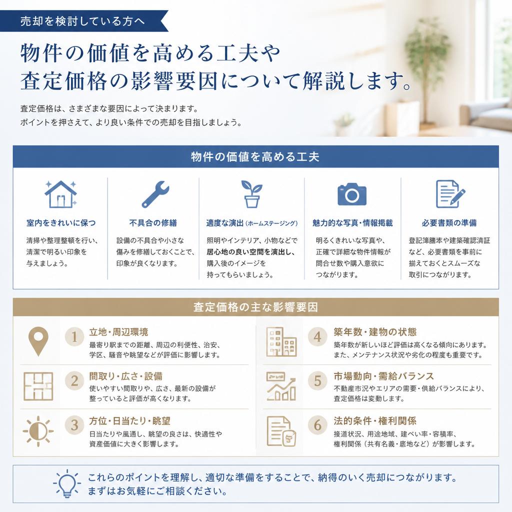 4. 売却価格を上げるテクニック