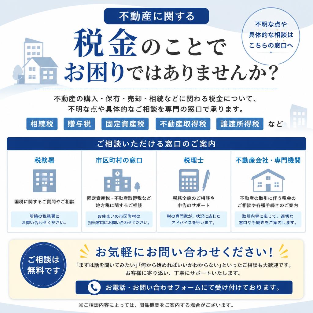 相談・お問合せ窓口のご案内