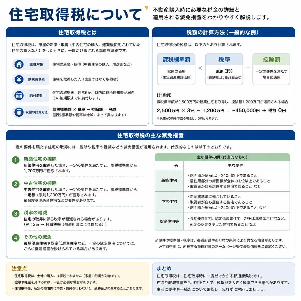 住宅取得税について知ろう