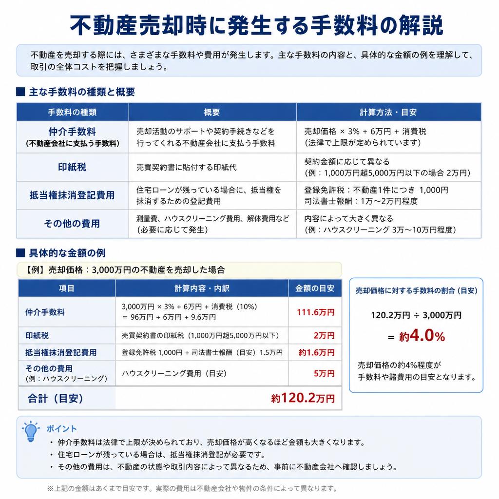 戸建ての売却手数料について