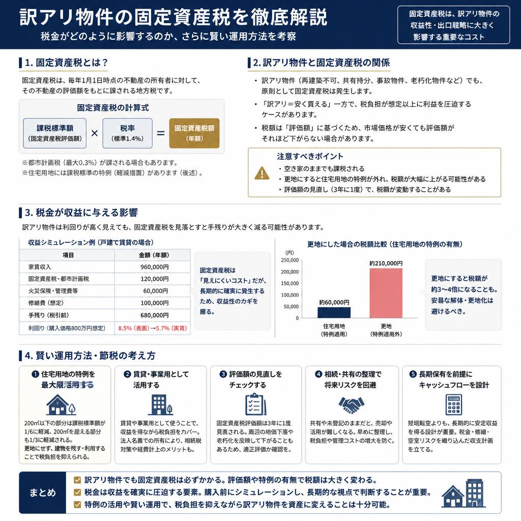 固定資産税の理解と賢い運用法