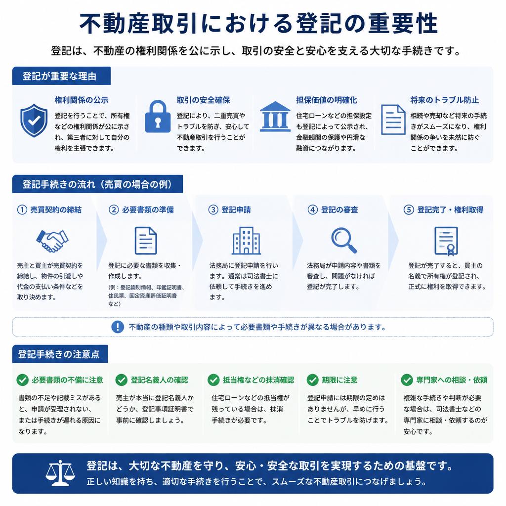 登記の重要性と手続き