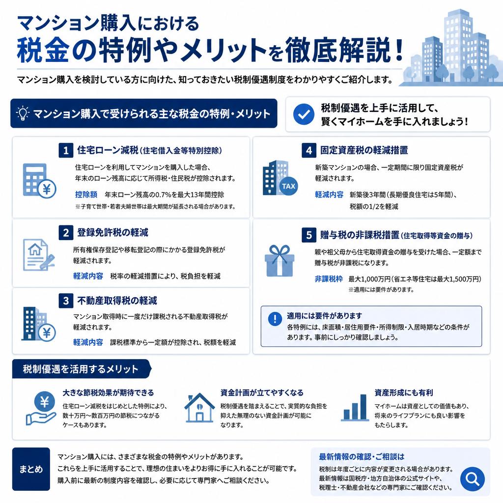 マンション購入に関わる税金
