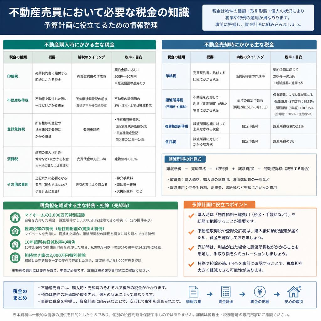 5. 不動産売買に関わる税金の理解