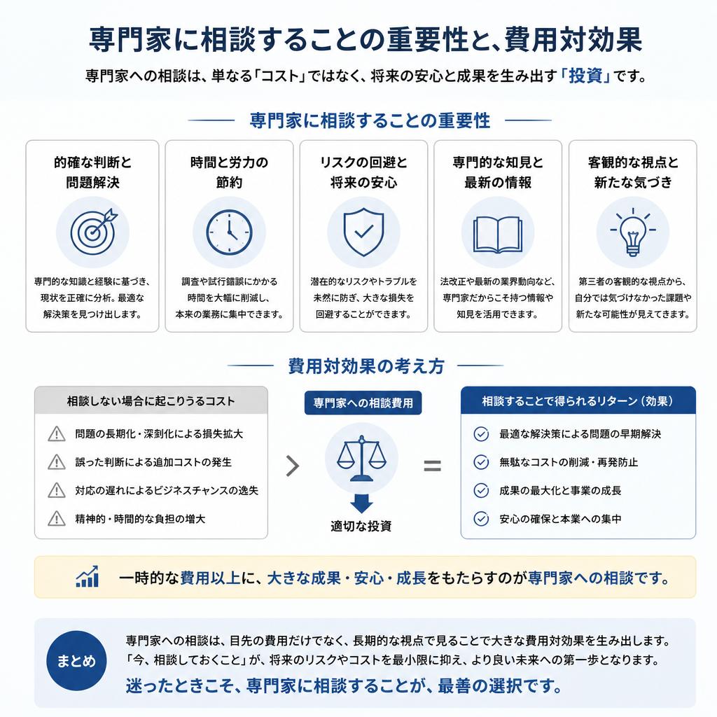7. プロに相談するメリット