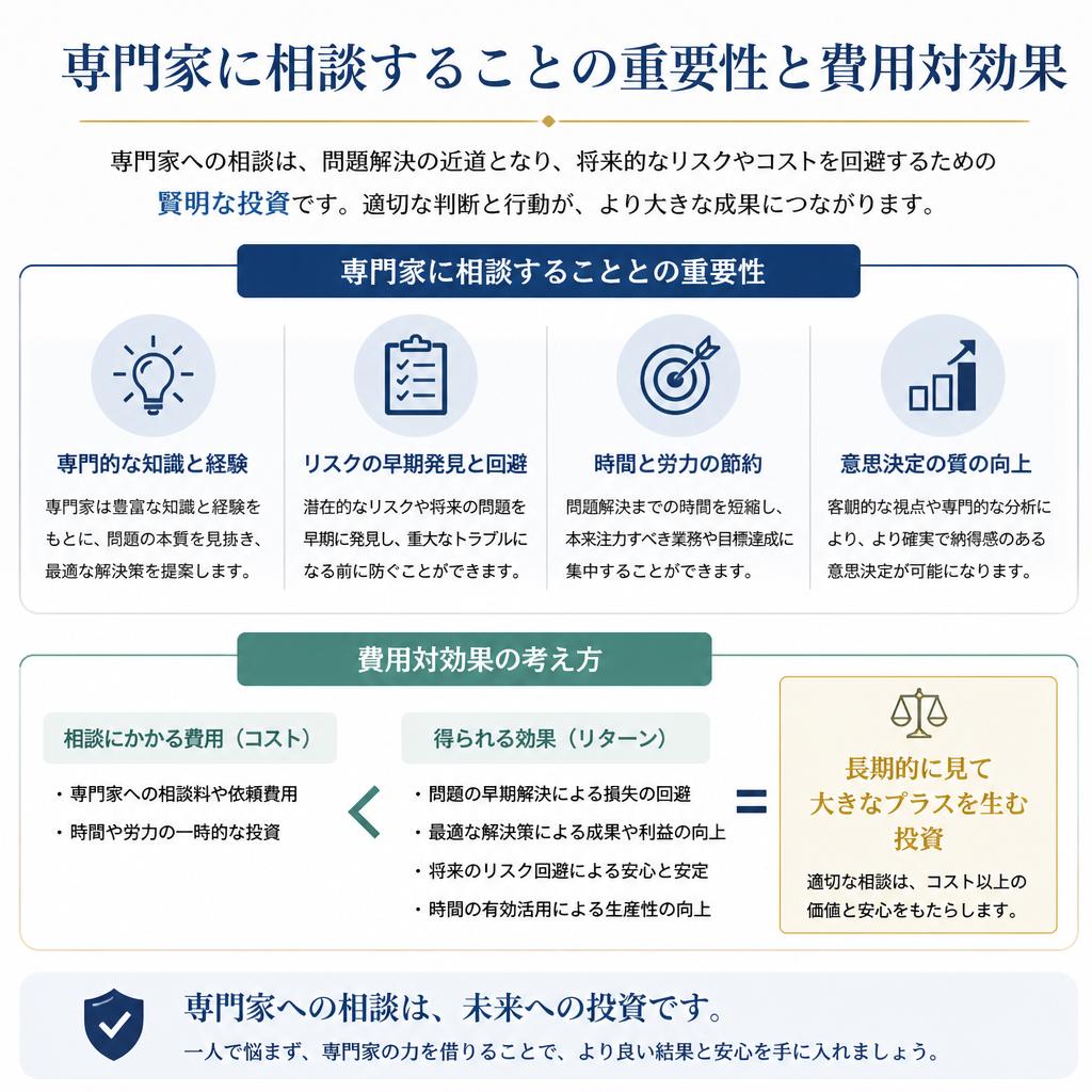 7. プロに相談するメリット