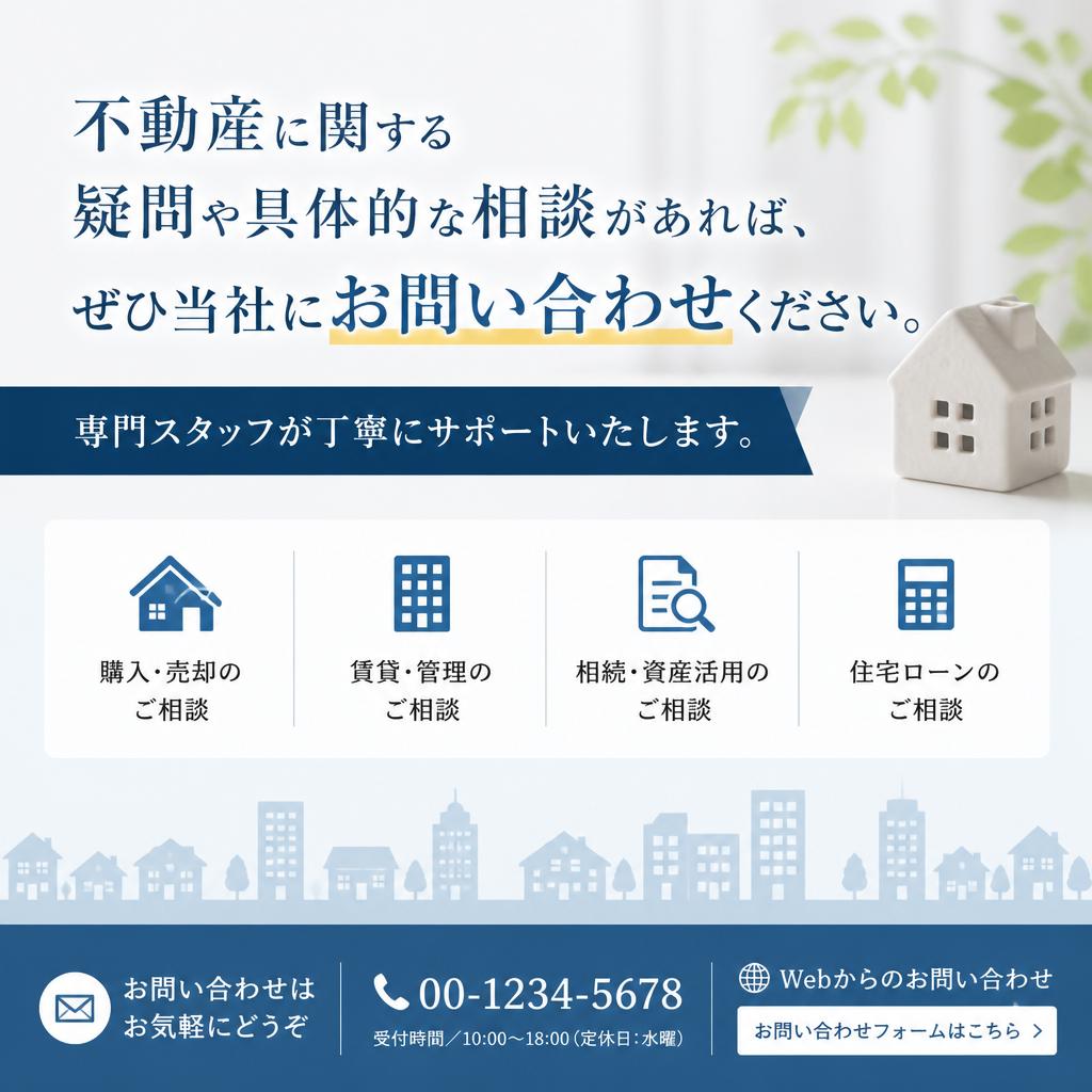 お気軽にお問い合わせを！