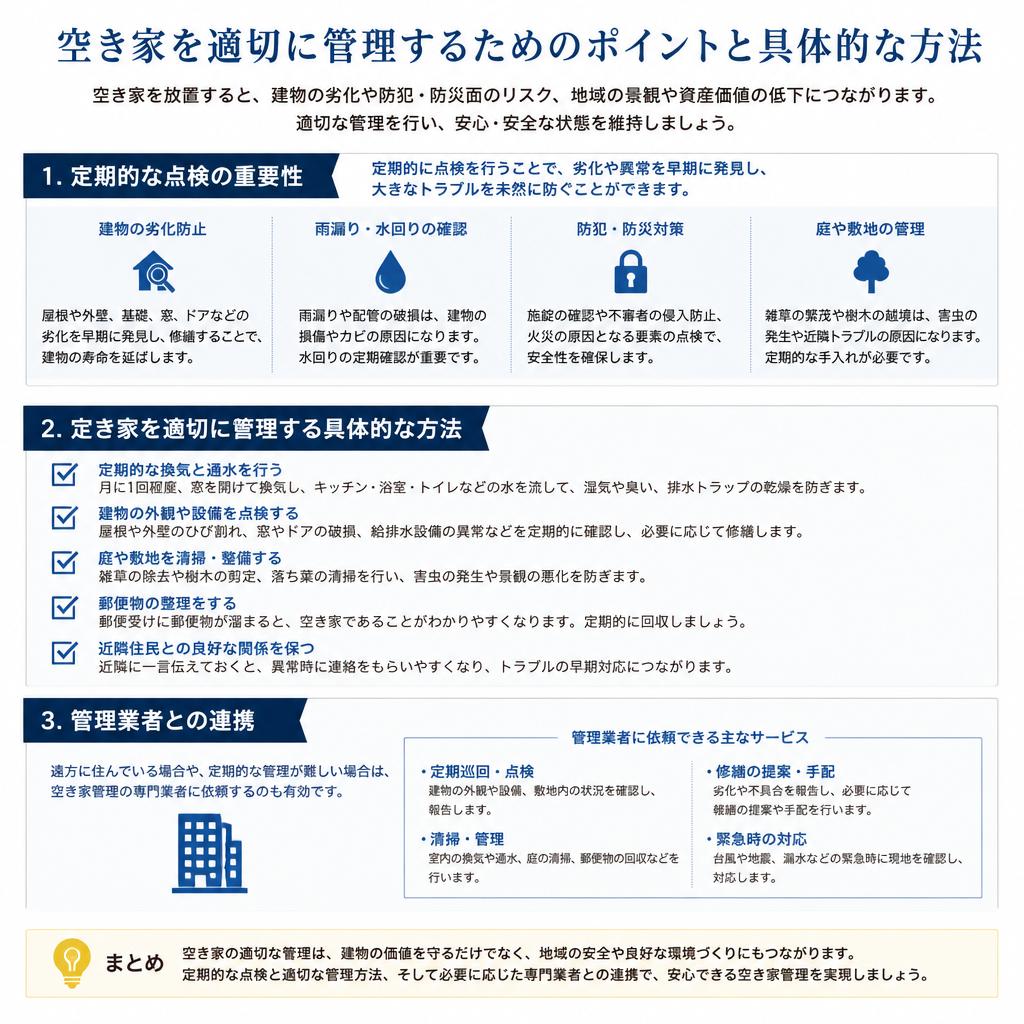 空き家管理の基本