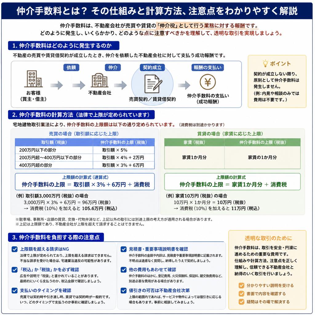 4. 仲介手数料について知っておこう