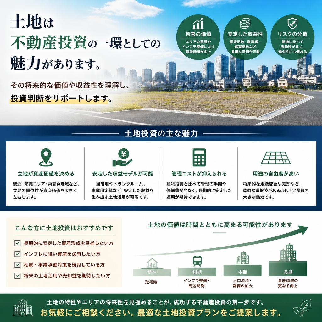 5. 不動産投資としての土地の魅力