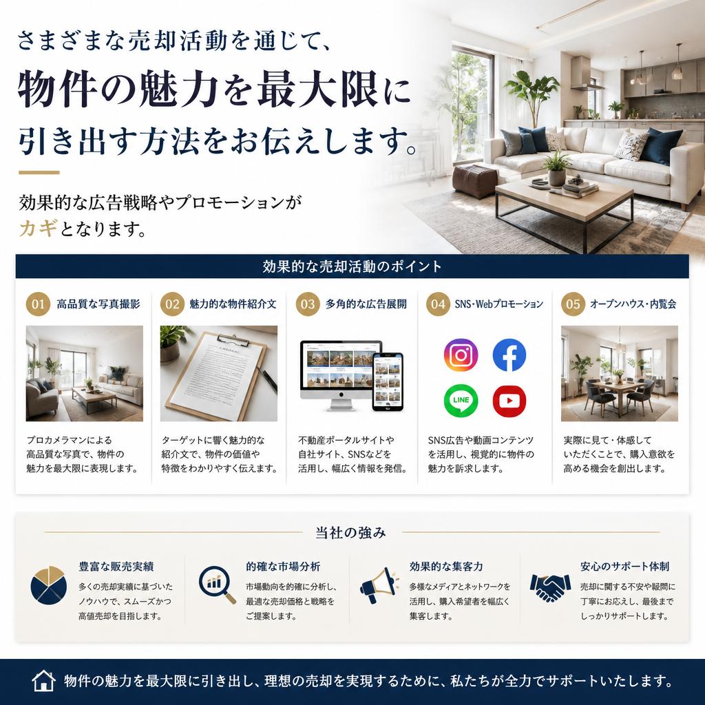 売却活動のスムーズな進め方