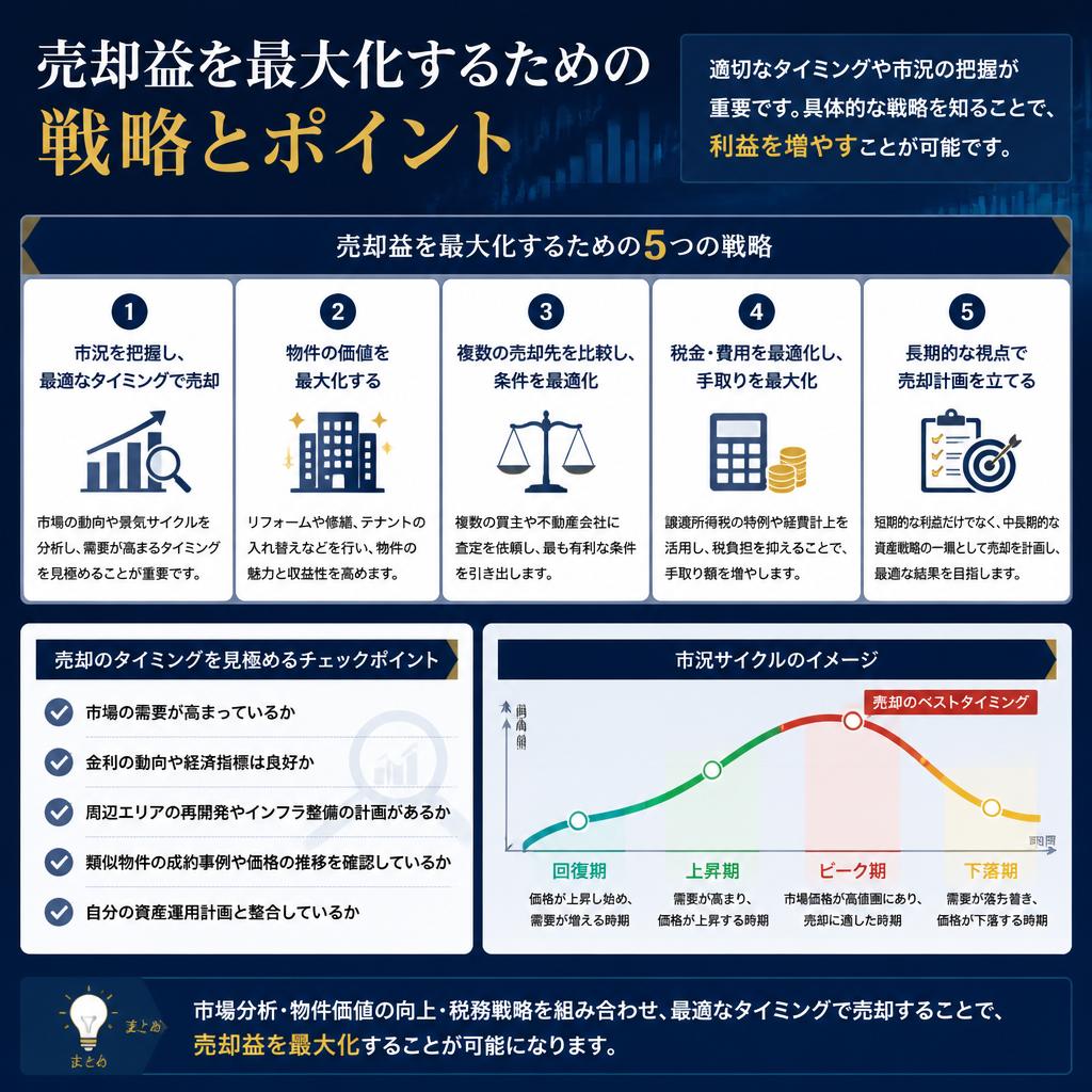 売却益を最大化するための戦略