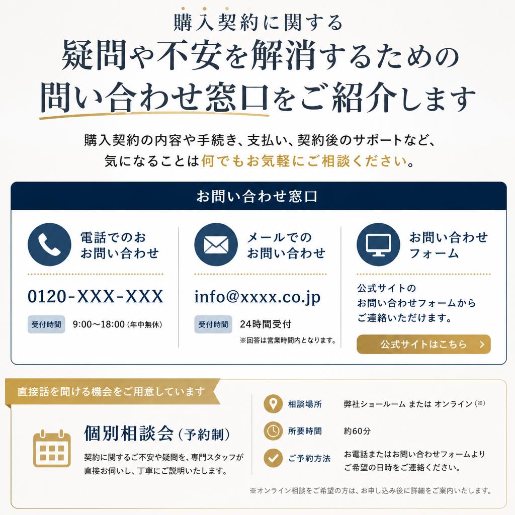 お気軽にお問い合わせください！