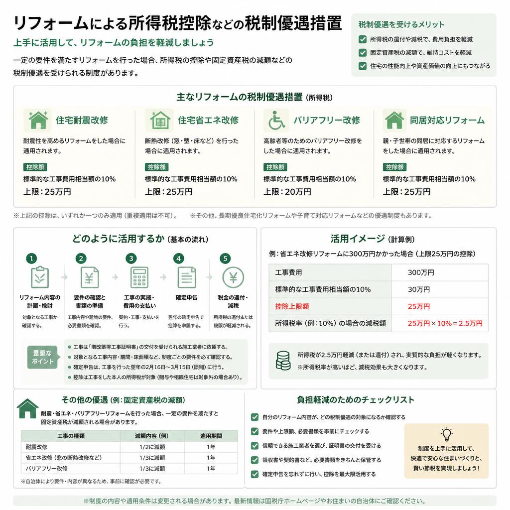 税金対策としてのリフォーム