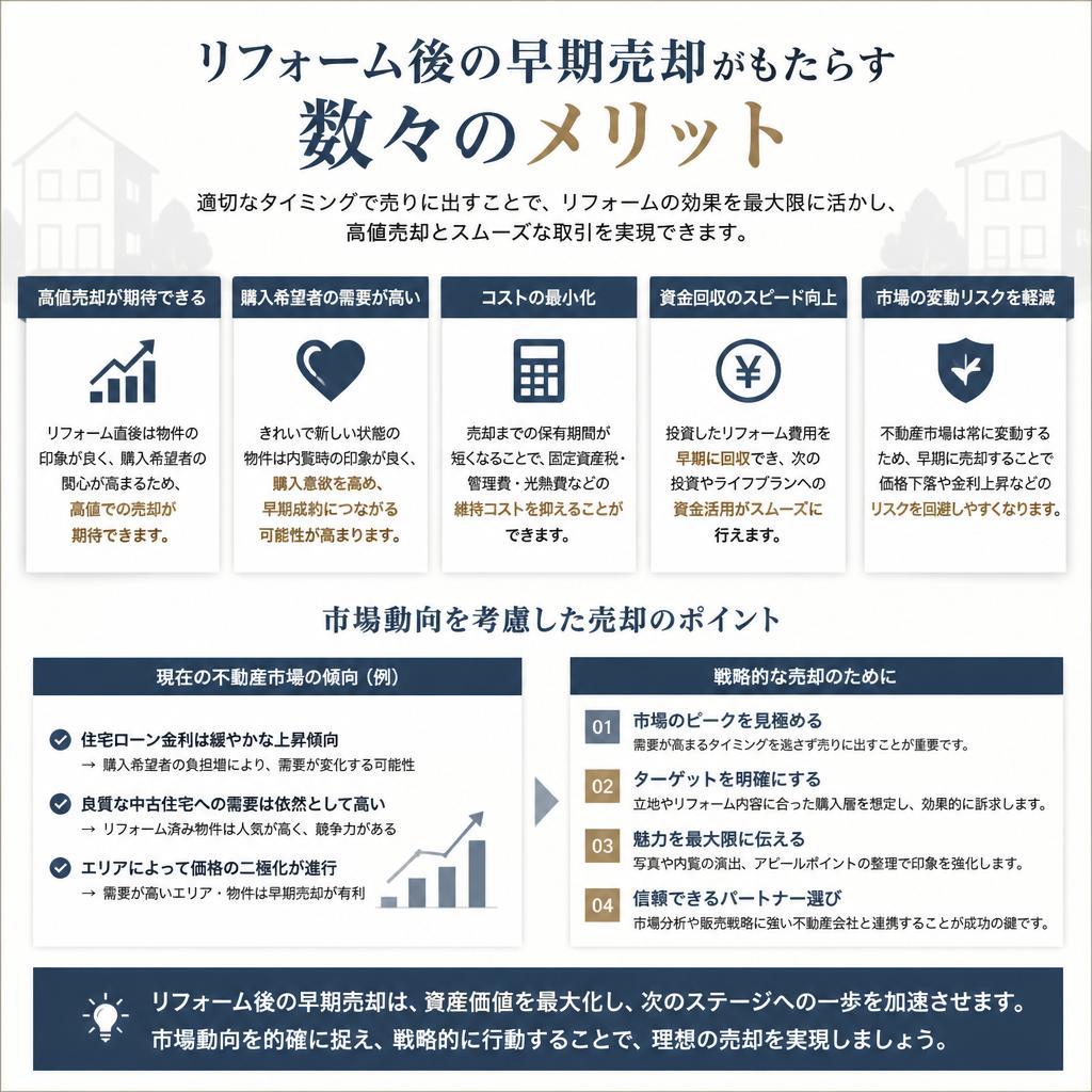早期売却のメリットとは？