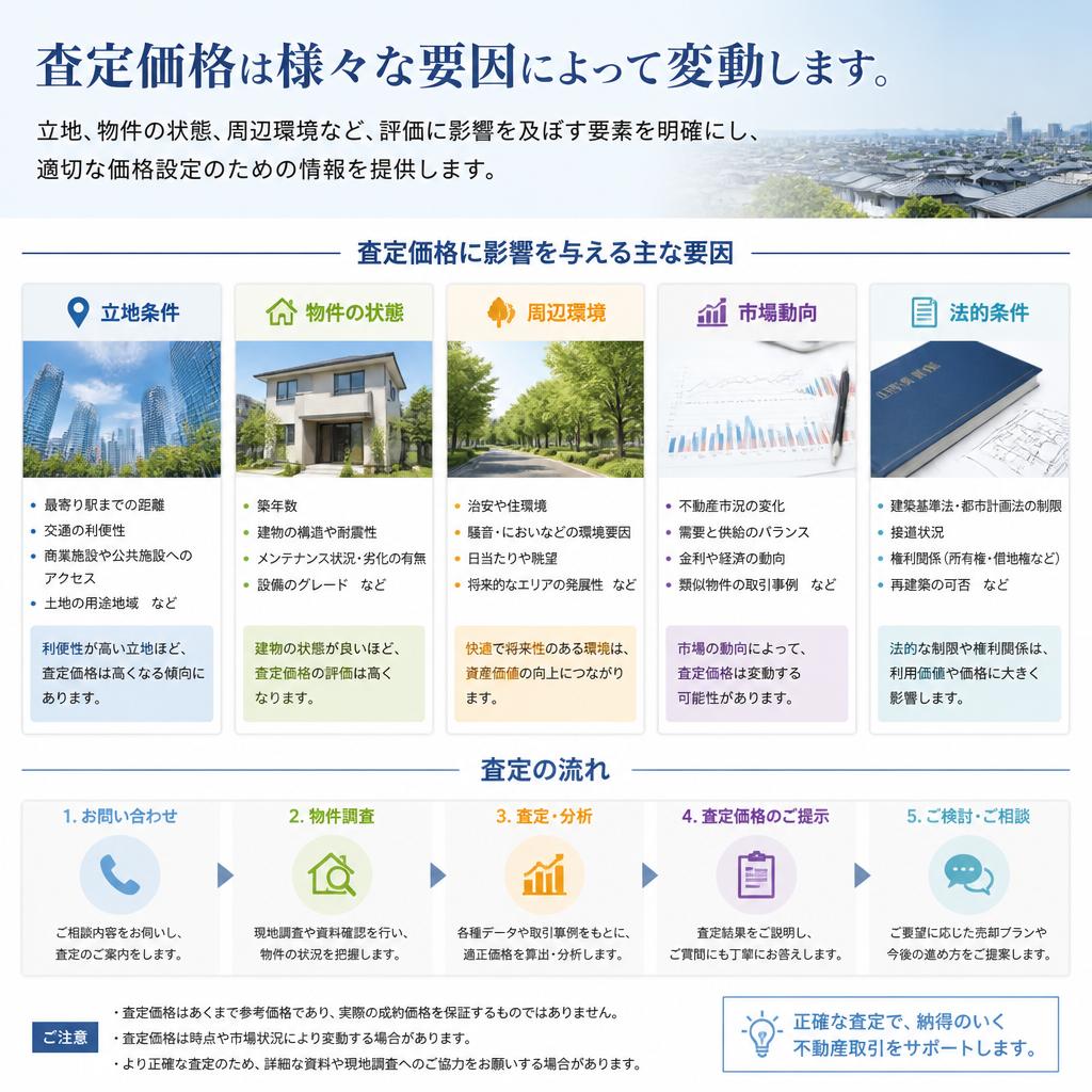 査定に影響を与える要因