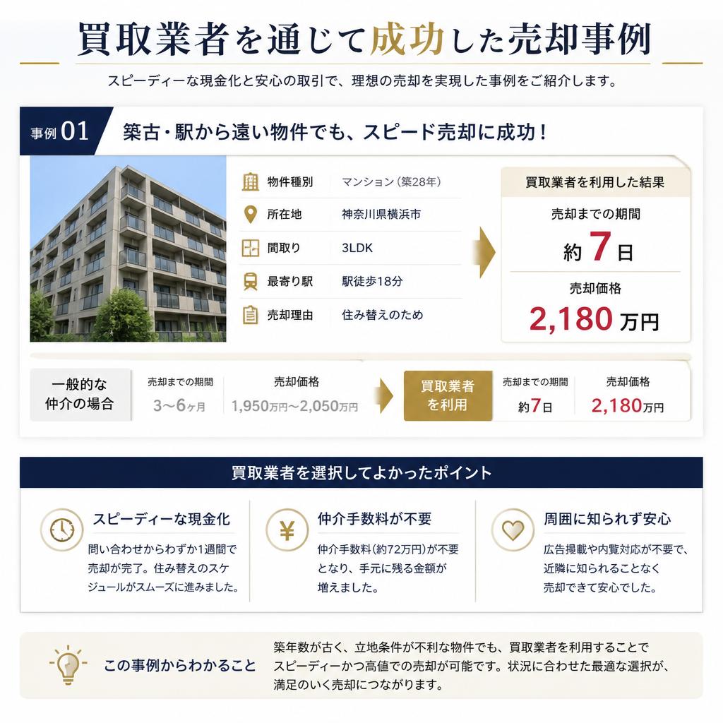 実際の売却事例