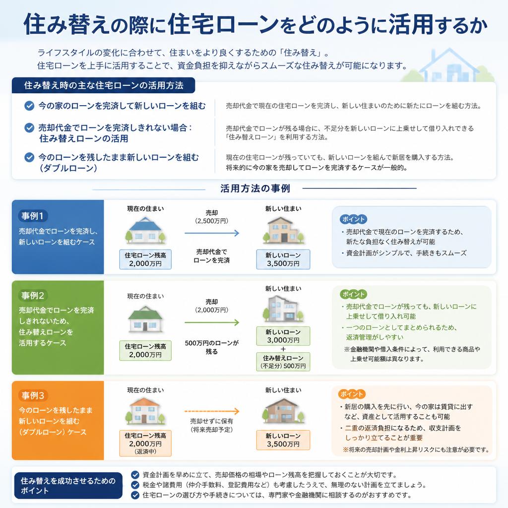 住み替え時の住宅ローン活用術