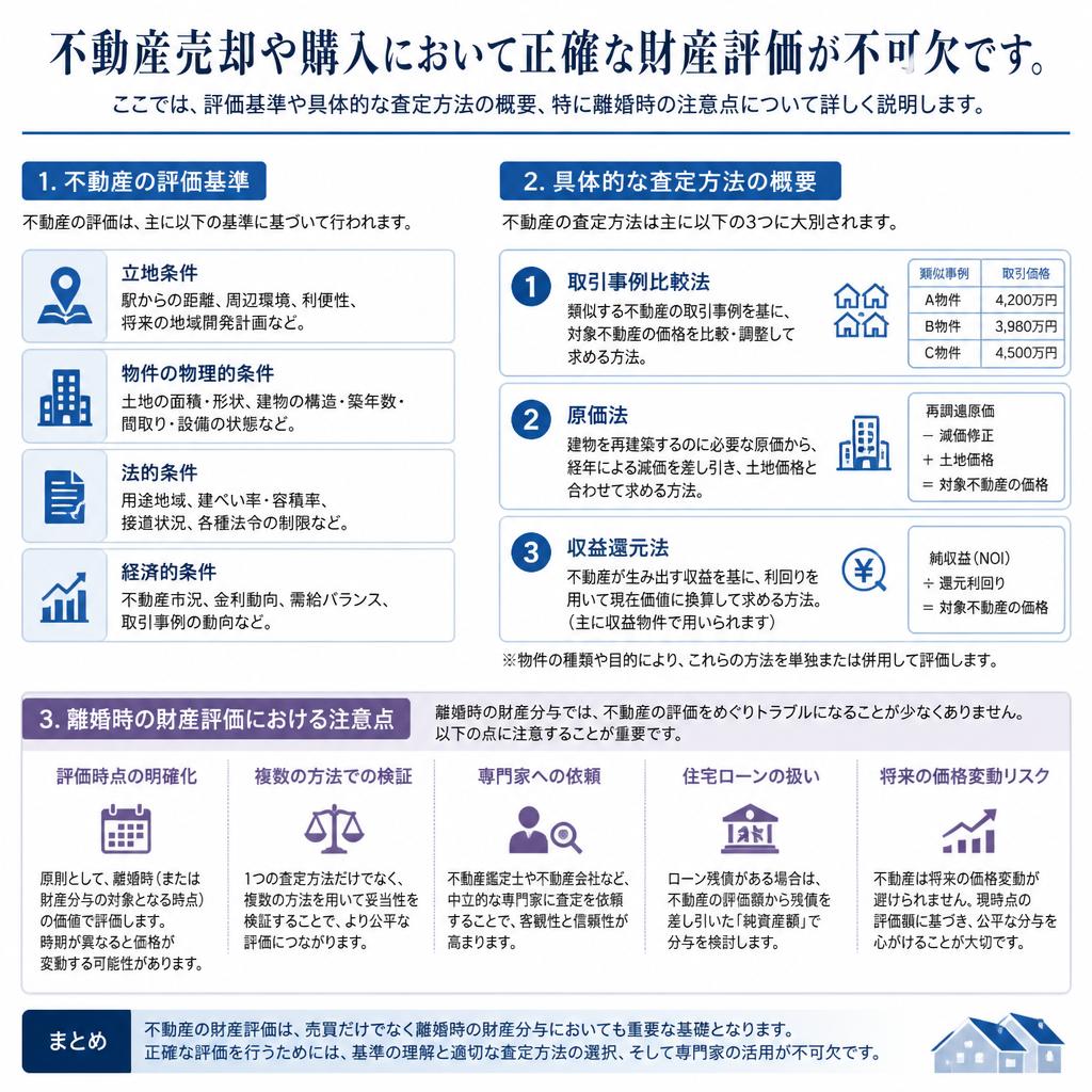 財産評価の基本と注意点