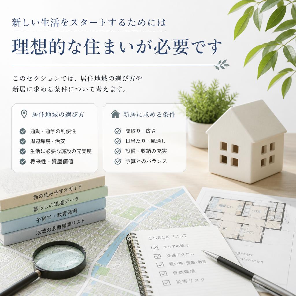 新居探しのポイント