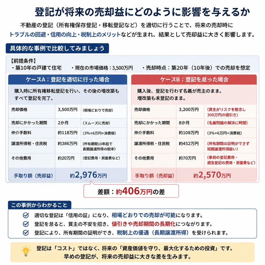 5. 売却益に与える影響
