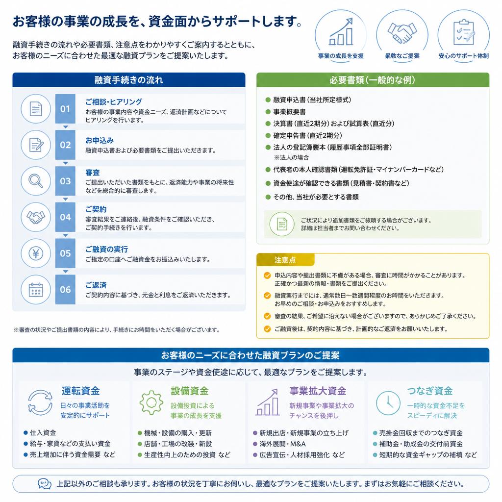 2. 融資手続き - 賢い資金調達の方法