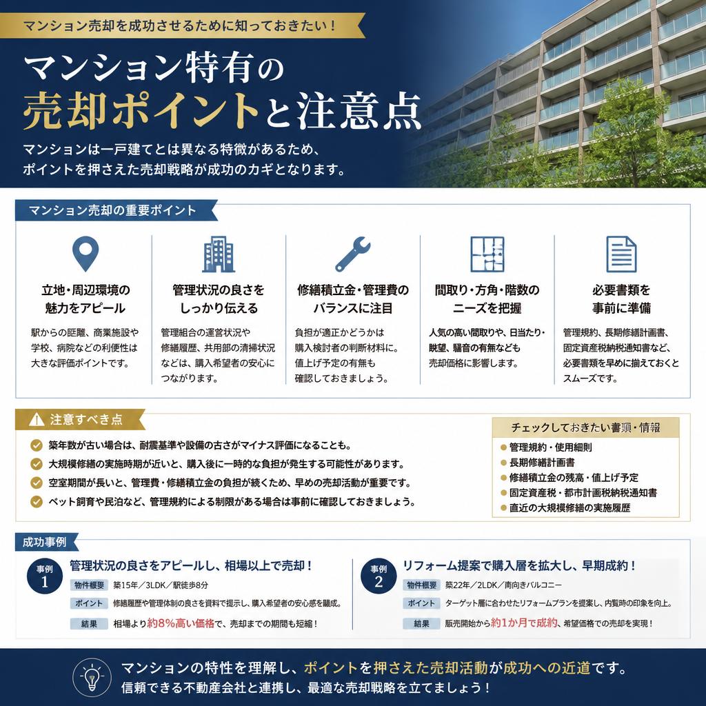 5. マンション売却の特殊性