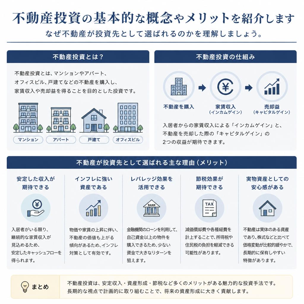 2. 不動産投資とは？基本のキ