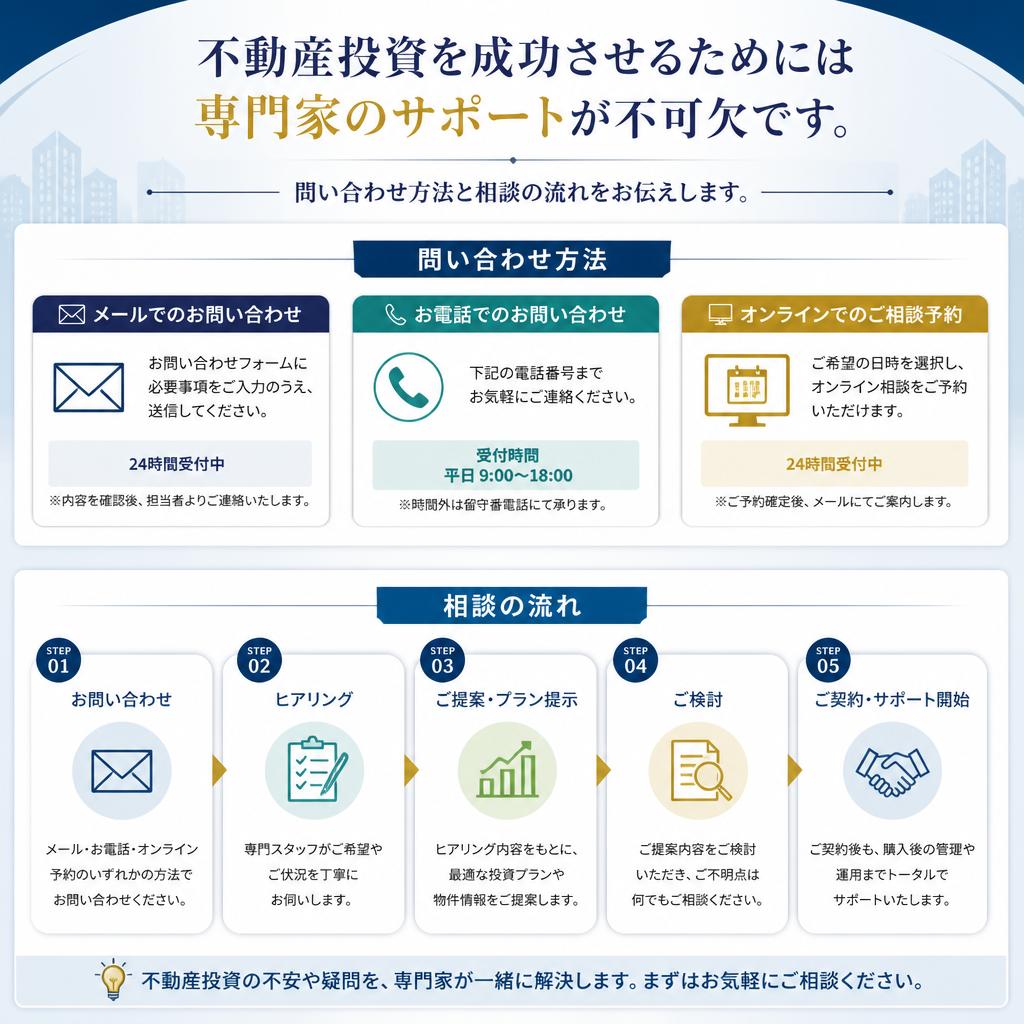 7. 専門家への相談で安心の投資を