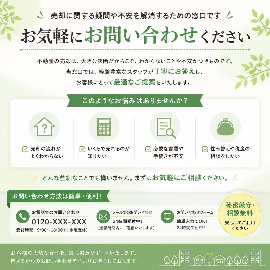 まずは無料相談から！