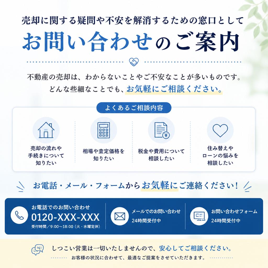 まずは無料相談から！