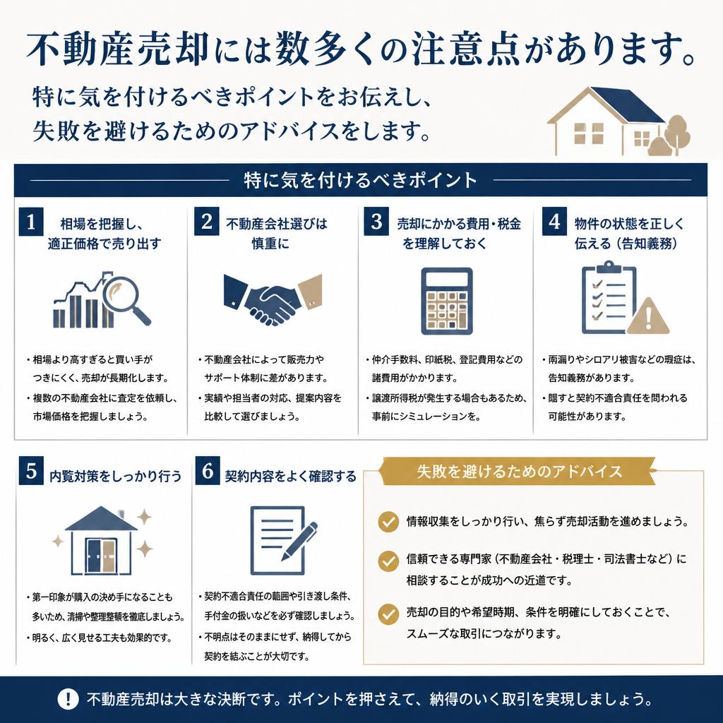 売却時の注意点