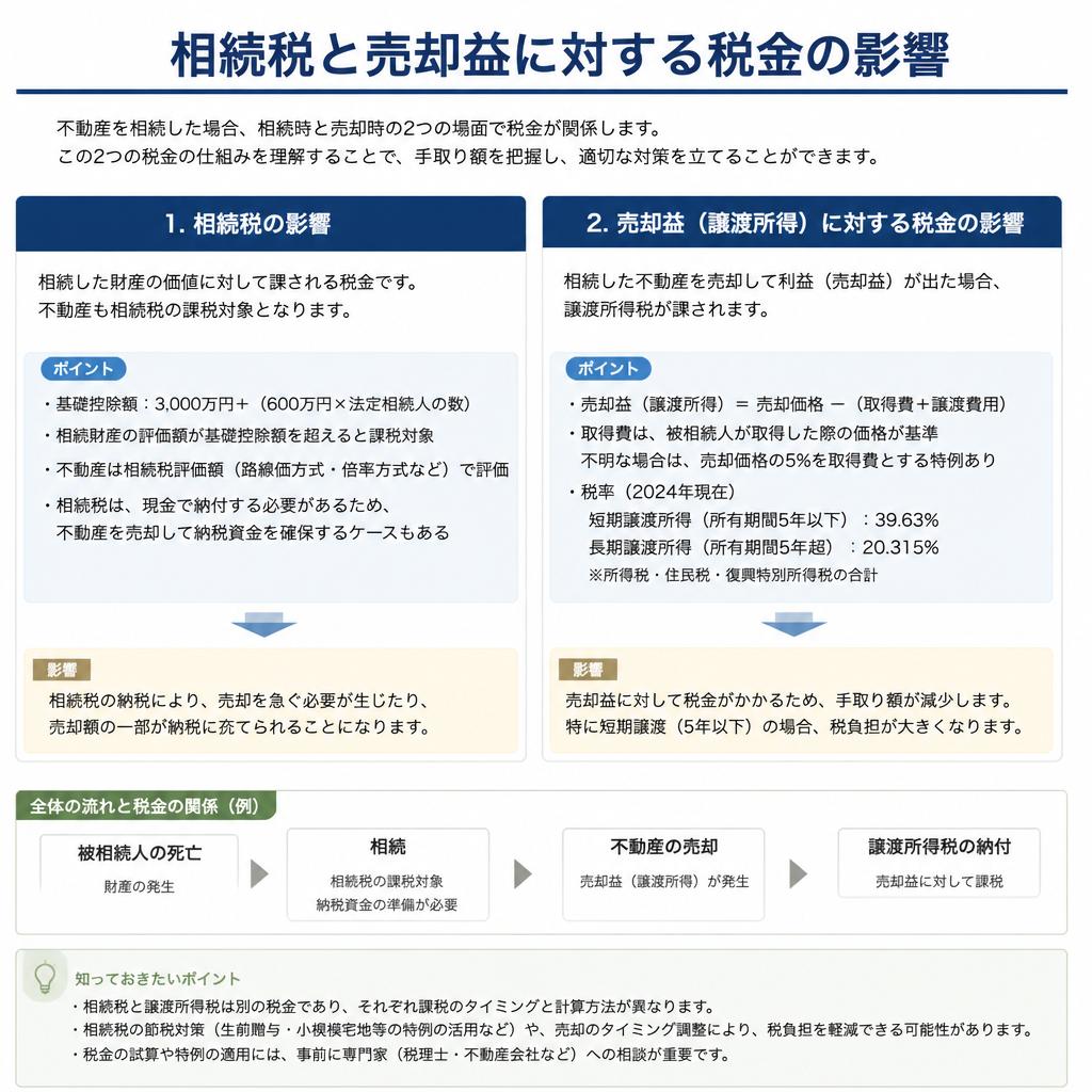 相続税と売却益の関係