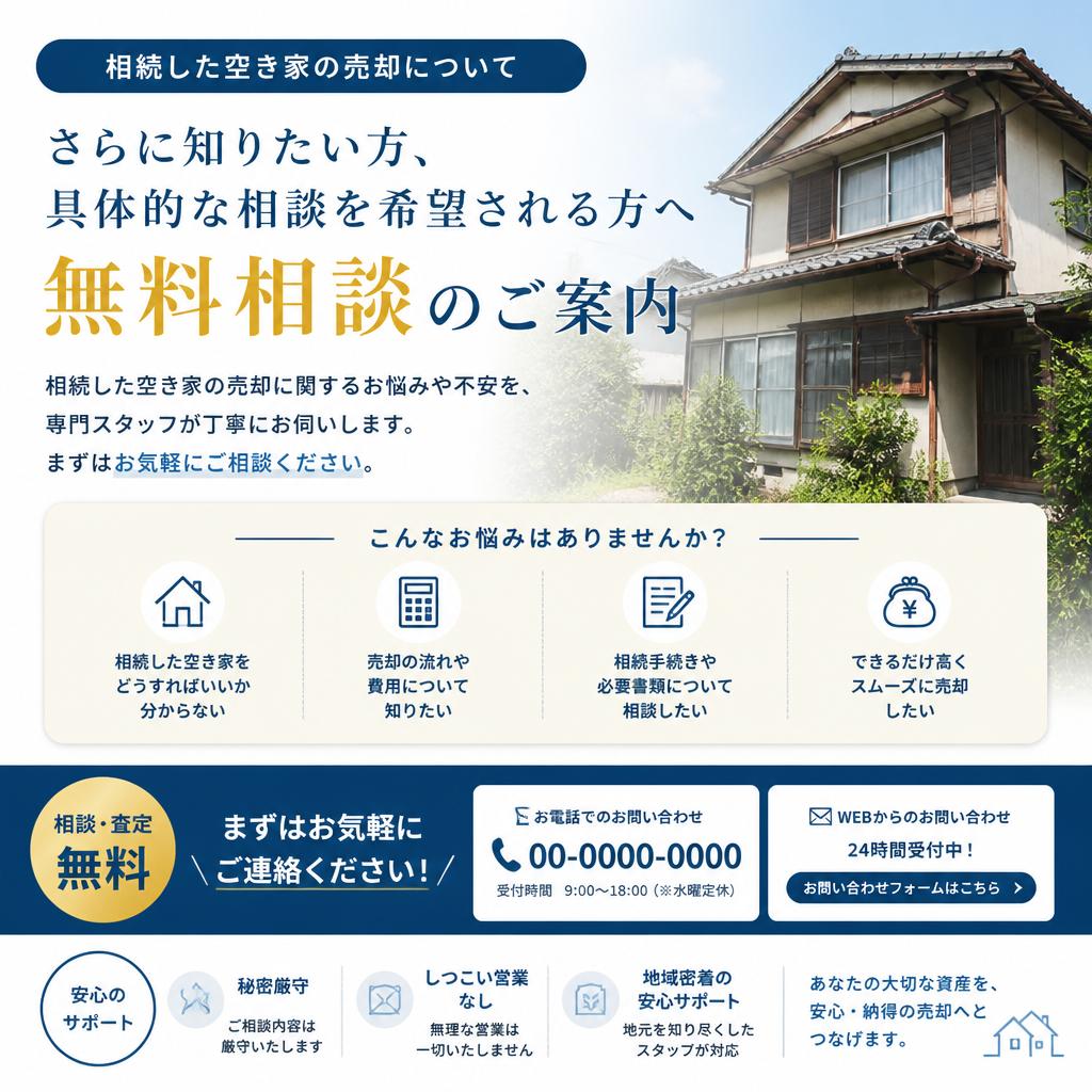 無料相談窓口のご案内