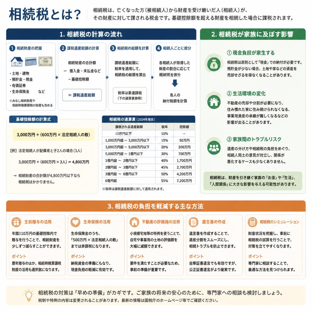 相続税が家族に与える影響とは？