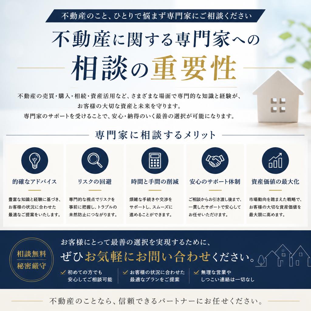 専門家に相談するメリット