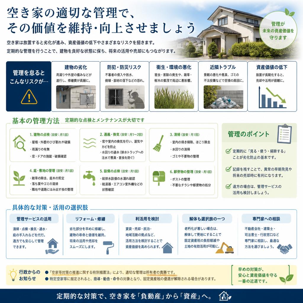 空き家管理の重要性