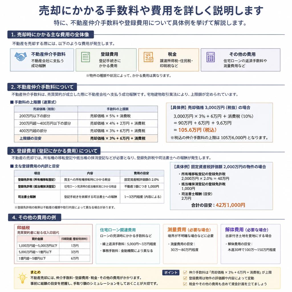 手数料や費用について知っておくべきこと