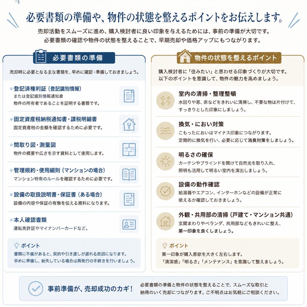 5. スムーズな売却に向けた準備