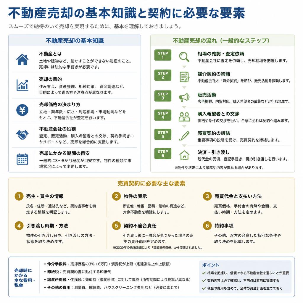 売却契約の基礎知識
