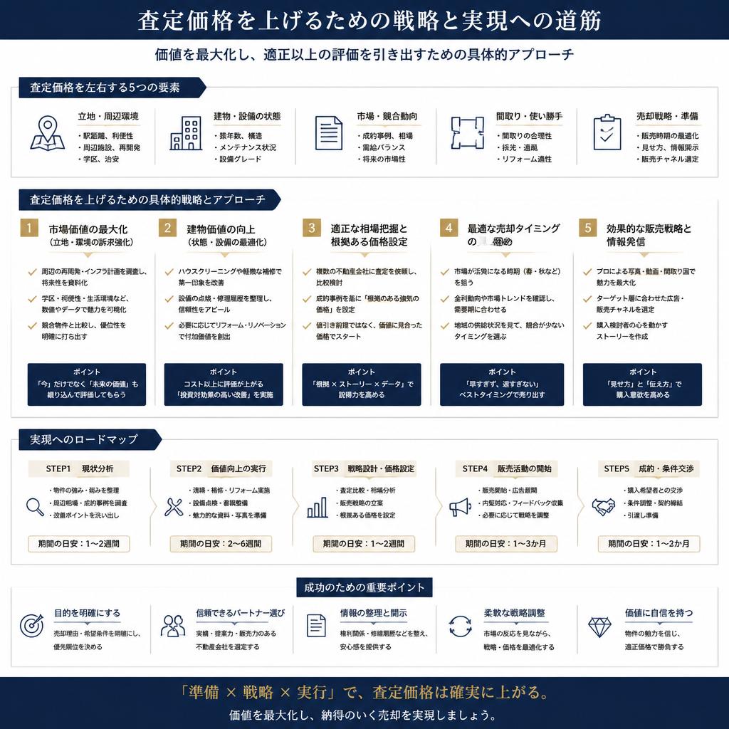 取引価格を上げるための戦略