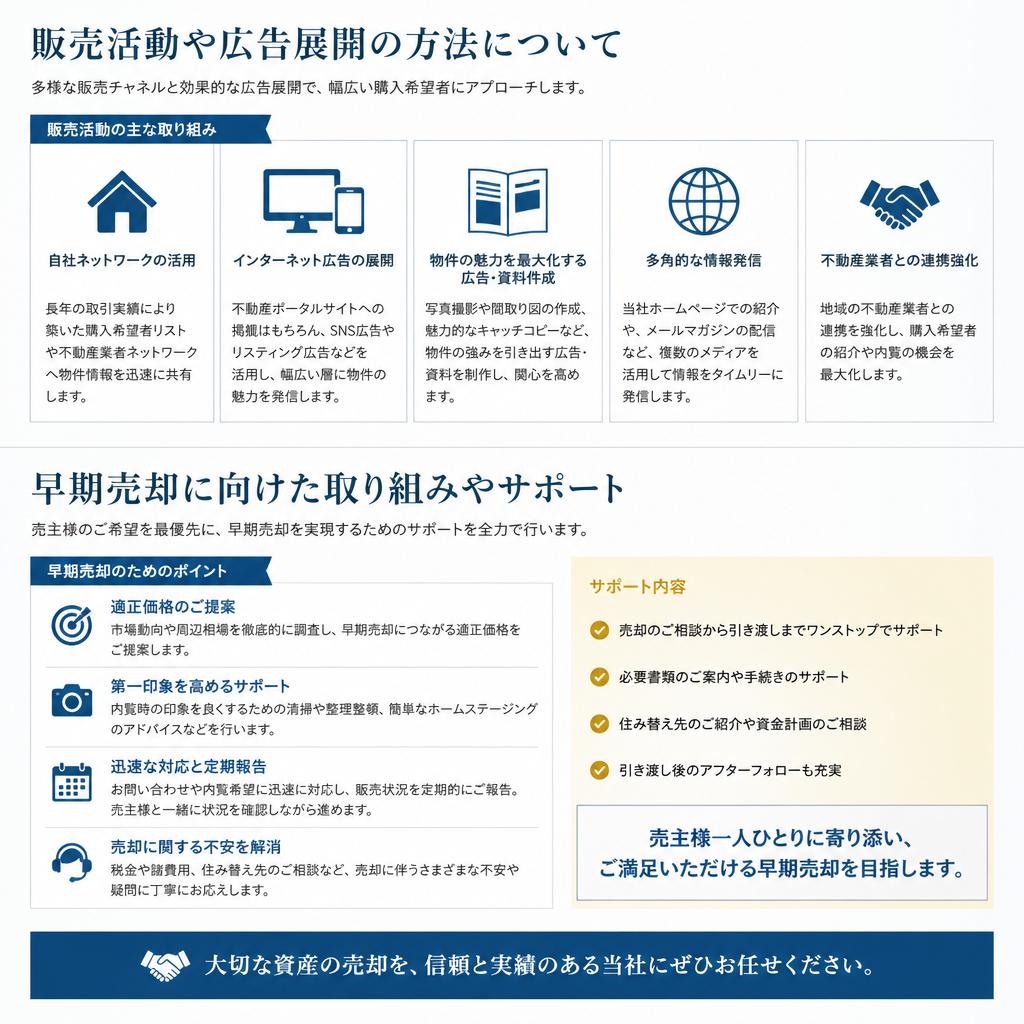スピーディーな売却を実現するために