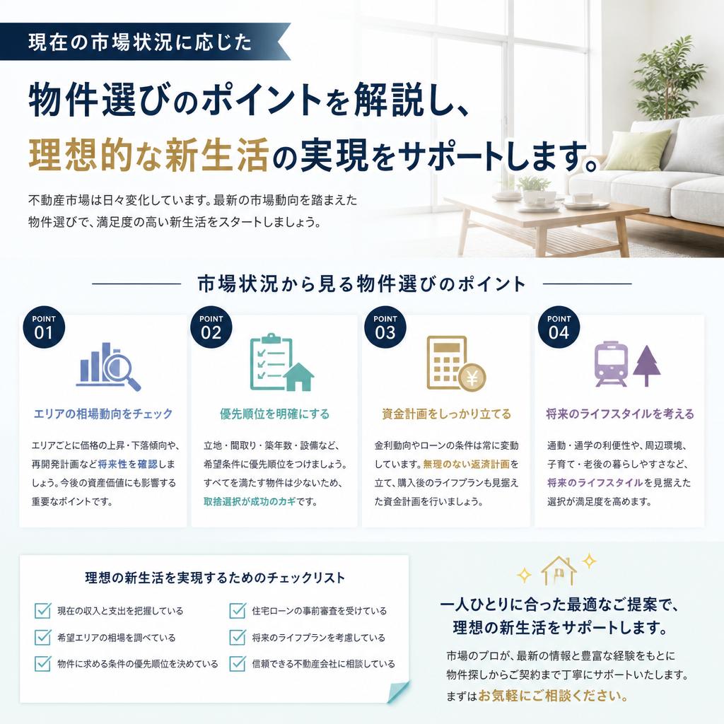 物件情報の選び方