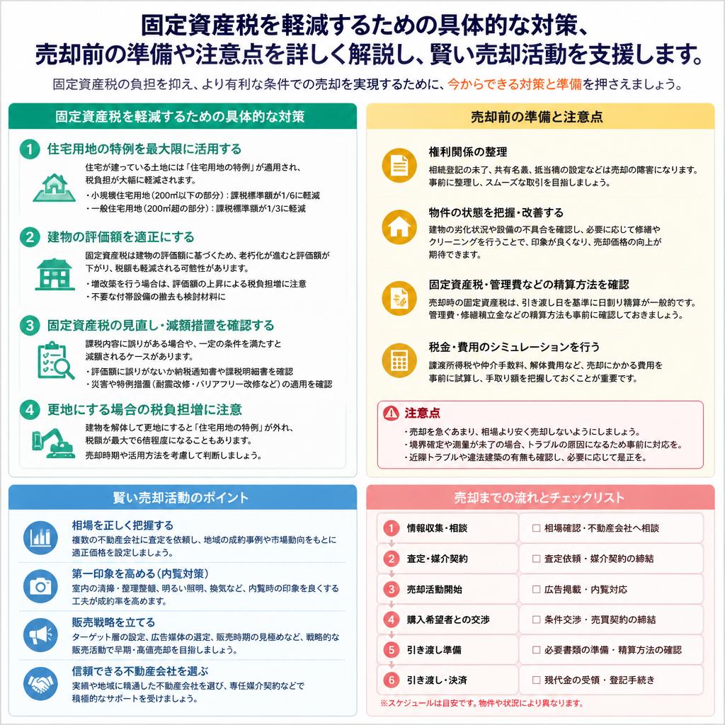 売却に向けた対策法