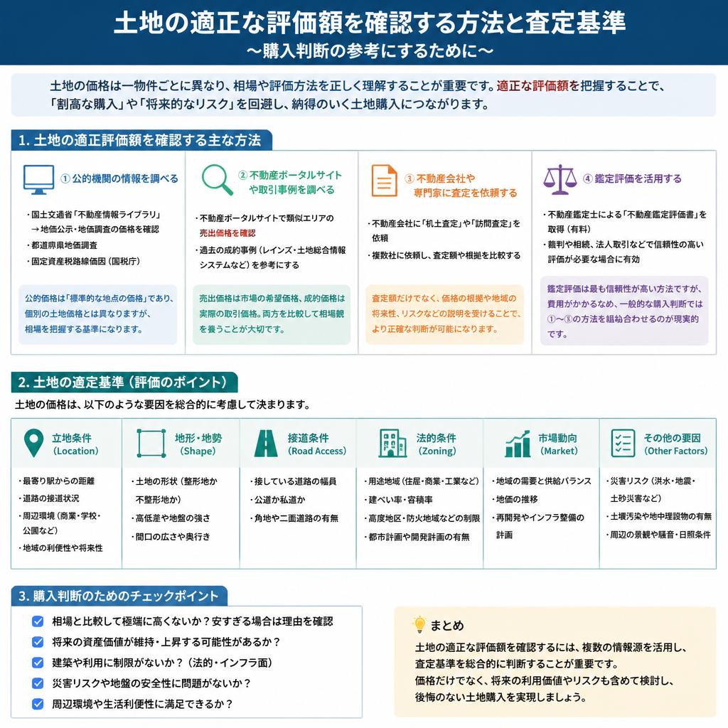 土地の評価額の確認方法
