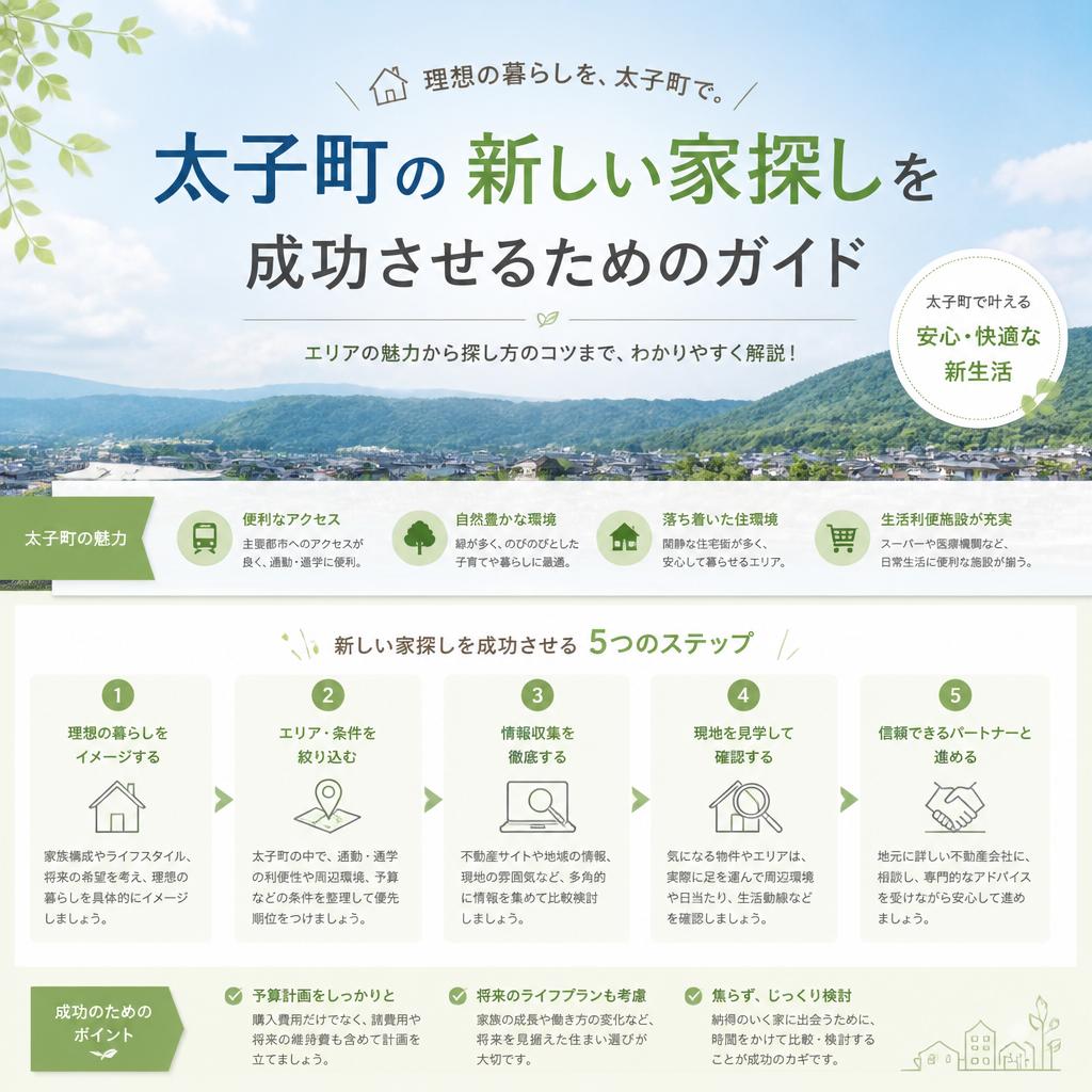 太子町の新しい家探しを成功させるためのガイド