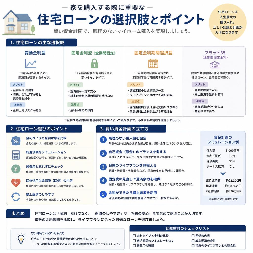 4. 住宅ローンの選び方