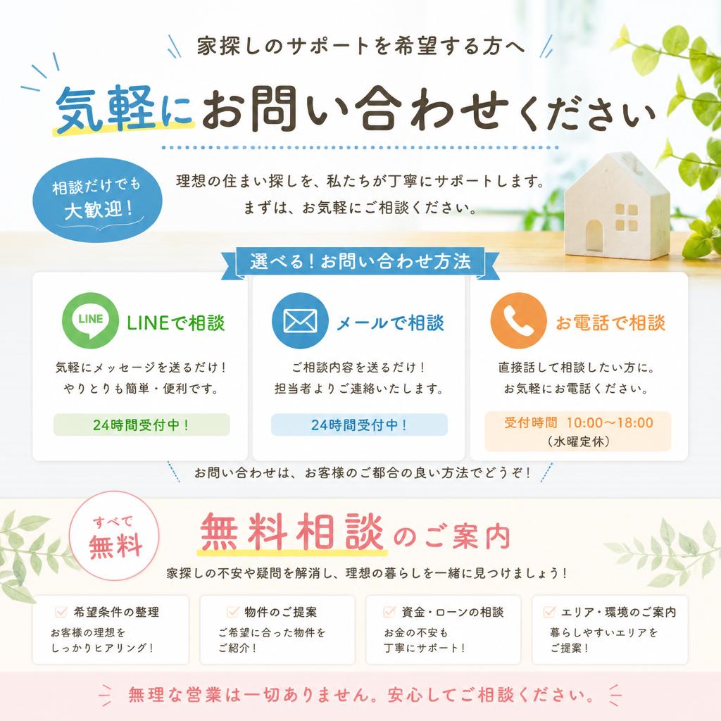 7. お問い合わせ・無料相談のご案内