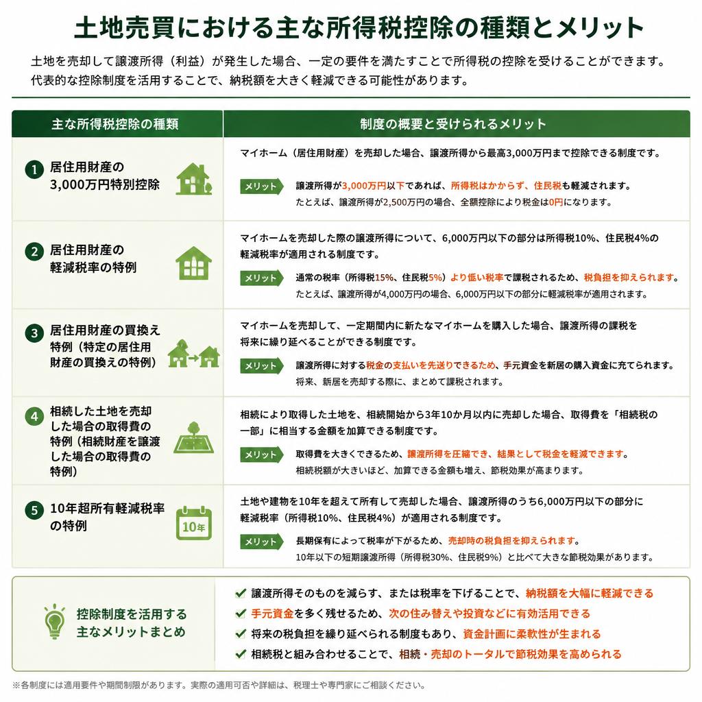 所得税控除の種類とそのメリット