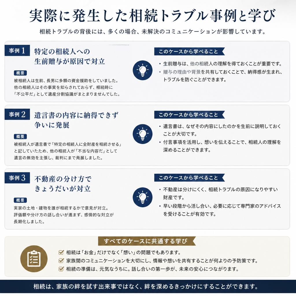 相続人間トラブルの実態